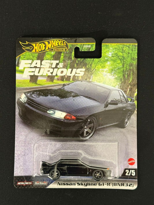 HOTWHEELS PREMIUM- FAST & FURIOUS- NISSAN SKYLINE GT-R [BNR32] (Imported)