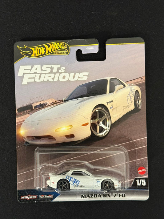 HOTWHEELS PREMIUM- FAST & FURIOUS- MAZDA RX-7 FD (Imported)