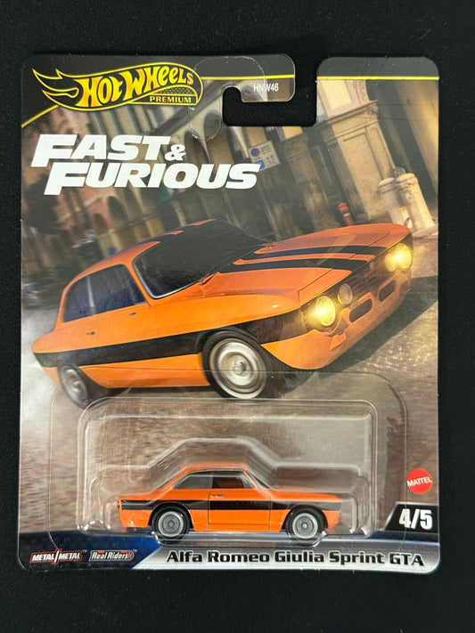HOTWHEELS PREMIUM- FAST & FURIOUS- ALFA ROMEO GIULIA SPRINT GTA (Imported)