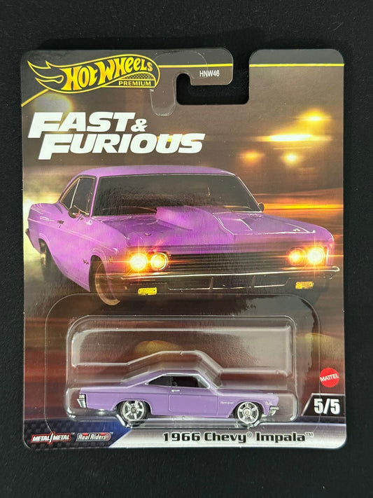 HOTWHEELS PREMIUM- FAST & FURIOUS- 1966 CHEVY IMPALA (Imported)