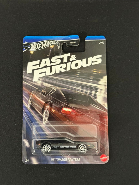 HOTWHEELS SILVER SERIES- FAST & FURIOUS- DE TOMASO PANTERA (Imported)