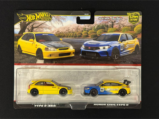 HOTWHEELS PREMIUM- CAR CULTURE- HONDA TYPE R, TYPRE R [EK9] (Imported)