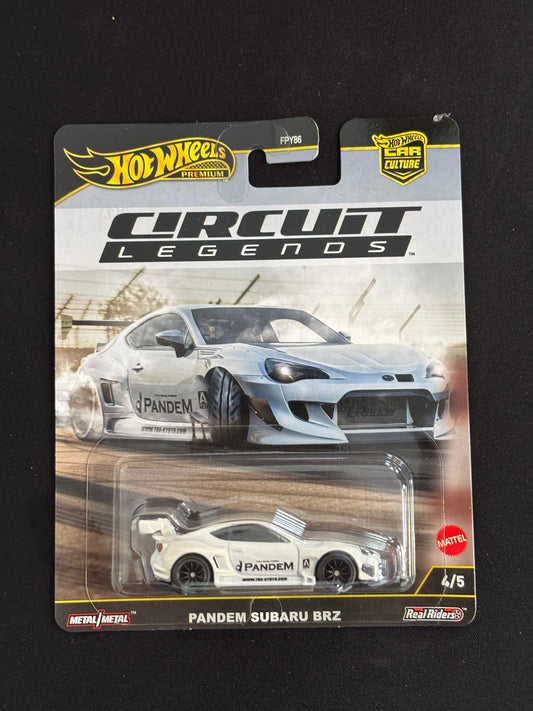 HOTWHEELS PREMIUM- CIRCUIT LEGENDS- PANDEM SUBARU BRZ