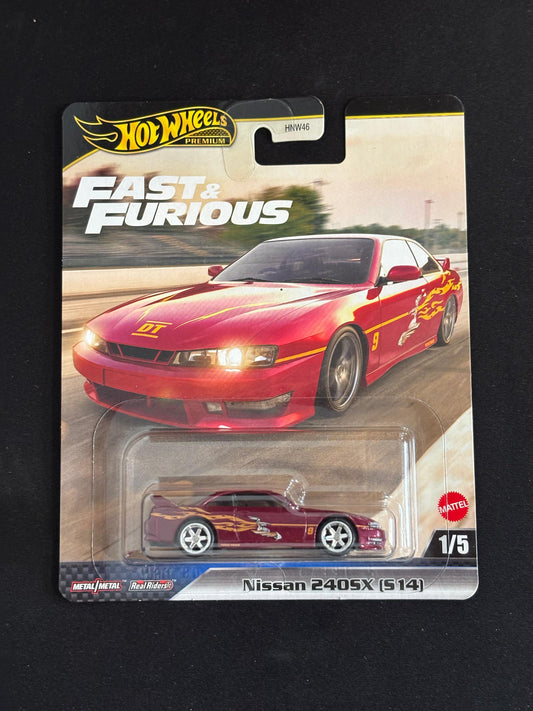 HOTWHEELS PREMIUM- FAST & FURIOUS- NISSAN 240SX [S14]