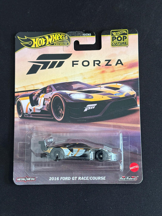 HOTWHEELS PREMIUM- FORZA- 2016 FORD GT RACE/COURSE