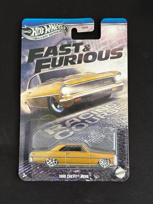 HOTWHEELS SILVER SERIES- FAST & FURIOUS- 1966 CHEVY NOVA