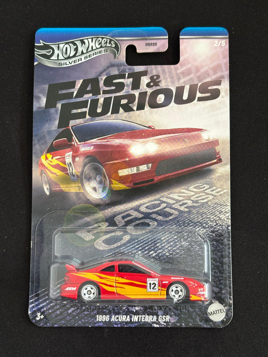 HOTWHEELS SILVER SERIES- FAST & FURIOUS- 1996 ACURA INTEGRA GSR