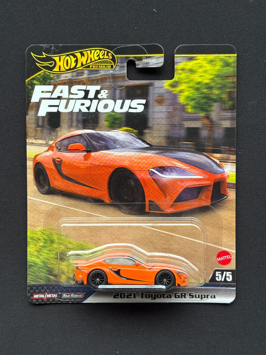 HOTWHEELS PREMIUM- FAST & FURIOUS- 2021 TOYOTA GR SUPRA (Imported)
