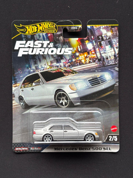 HOTWHEELS PREMIUM- FAST & FURIOUS- MERCEDES-BENZ 500 SEL (Imported)