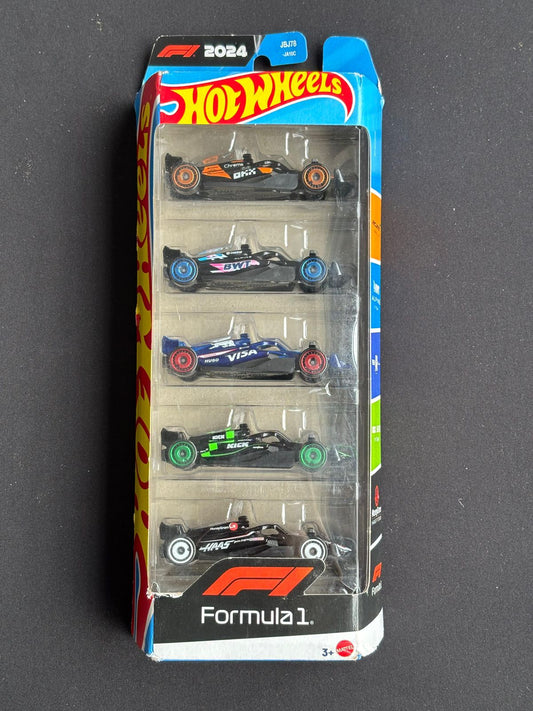 HOTWHEELS 5 CAR PACK- FORMULA 1 (F1)