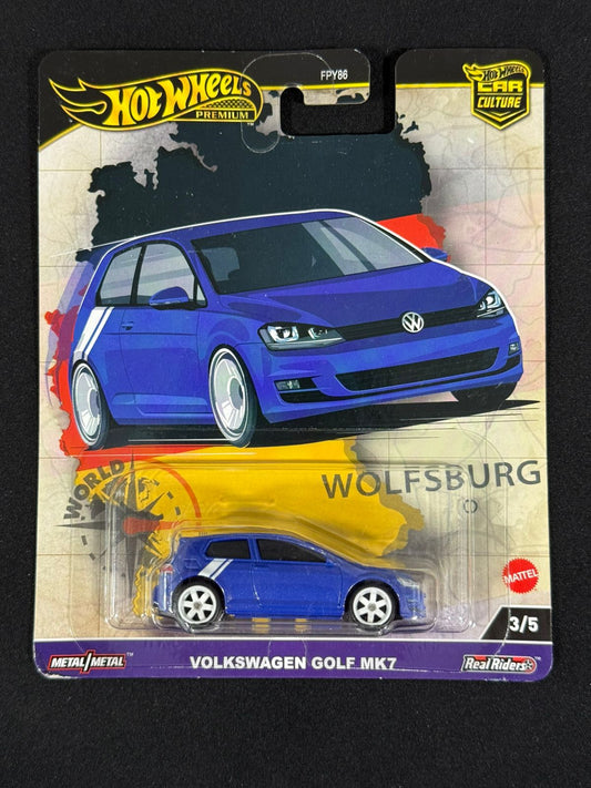 HOTWHEELS PREMIUM- CAR CULTURE- VOLKSWAGEN GOLF MK7 (Imported)