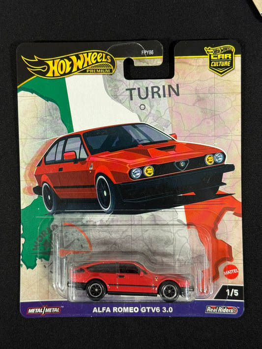 HOTWHEELS PREMIUM- CAR CULTURE- ALFA ROMEO GTV6 3.0 (Imported)