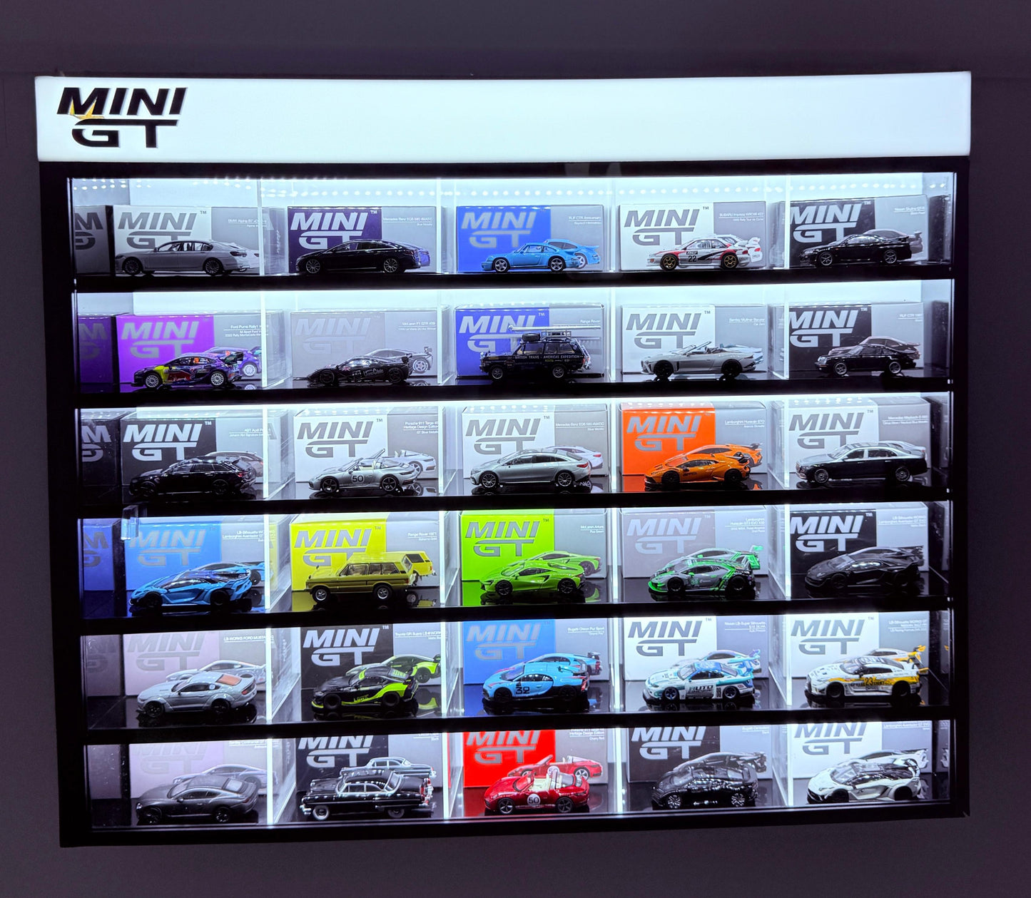 Mini GT 30 compartments LED 1/64