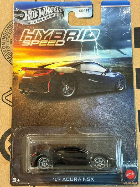 HOTWHEELS SILVER SERIES- HYBRID SPEED- '17 ACURA NSX (Imported)