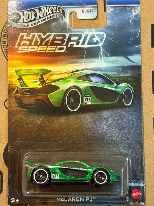 HOTWHEELS SILVER SERIES- HYBRID SPEED- McLAREN P1 (Imported)
