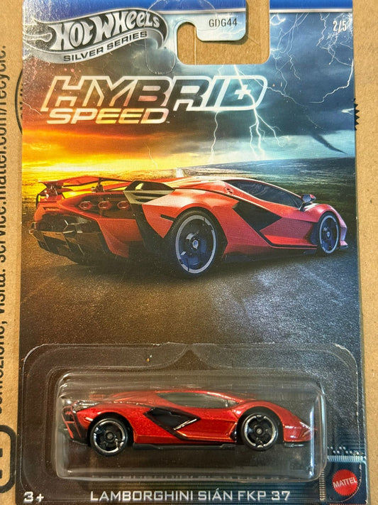 HOTWHEELS SILVER SERIES- HYBRID SPEED- LAMBORGHINI SIAN FKP 37 (Imported)