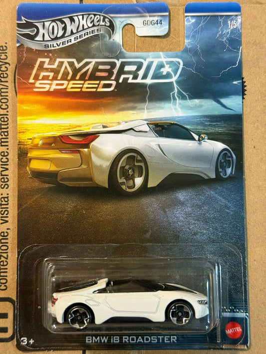 HOTWHEELS SILVER SERIES- HYBRID SPEED- BMW i8 ROADSTER (Imported)