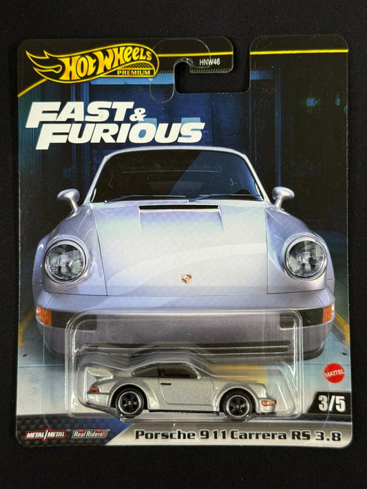 HOTWHEELS PREMIUM- FAST & FURIOUS- PORSCHE 911 CARRERA RS 3.8 (Imported)