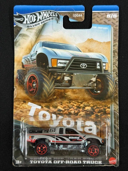 HOTWHEELS SILVER SERIES- TOYOTA OFF-ROAD TRUCK (Imported)