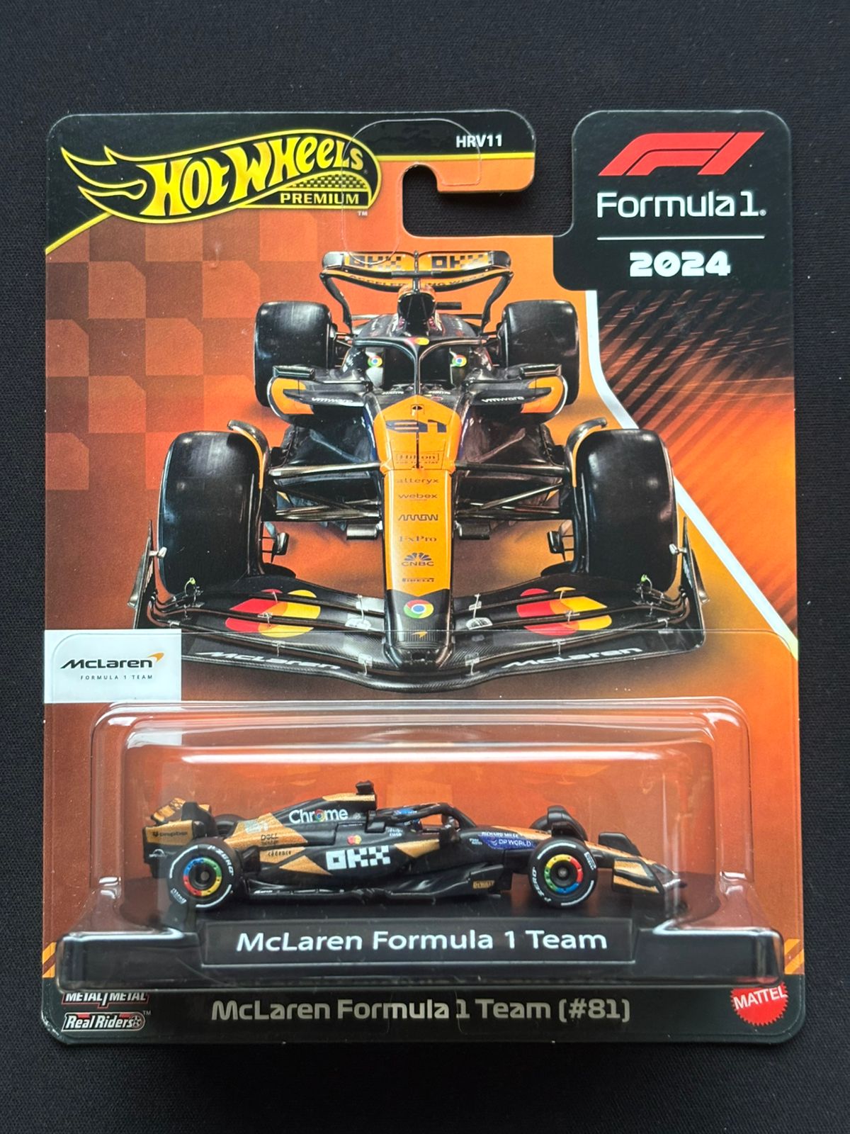 HOTWHEELS PREMIUM- FORMULA 1- McLAREN FORMULA 1 TEAM [#81] (Imported)