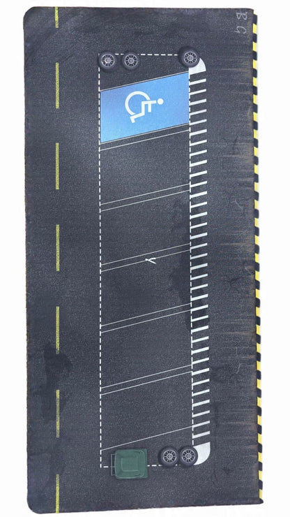 DROP-OFF ZONE- PARKING MAT (60cm x 30cm )  Suitable for Hotwheels ( scale 1:64)