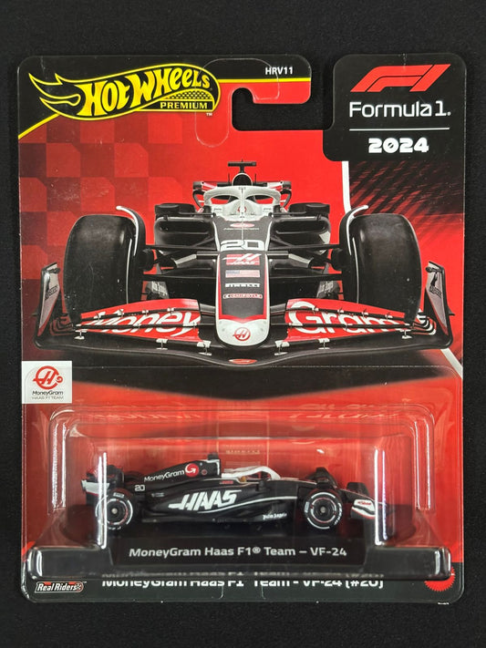 HOTWHEELS PREMIUM- F1- MONEYGRAM HAAS F1 TEAM-VF.24 [#20]
