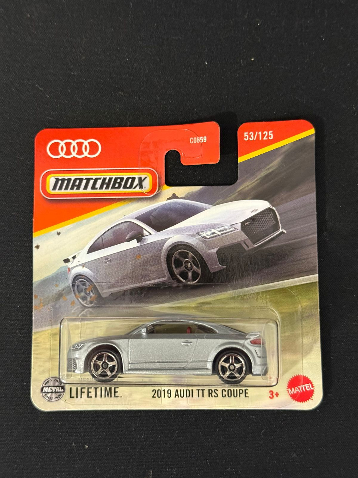 MATCHBOX- IMPORTED SHORT CARD- 2019 AUDI TT RS COUPÉ