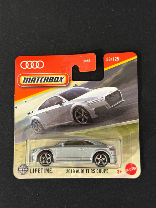 MATCHBOX- IMPORTED SHORT CARD- 2019 AUDI TT RS COUPÉ