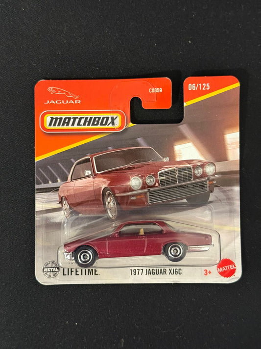 MATCHBOX- IMPORTED SHORT CARD- 1977 JAGUAR XJ6C