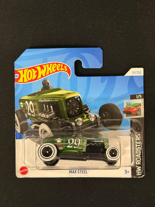 HOTWHEELS- IMPORTED SHORT CARD- MAX STEEL