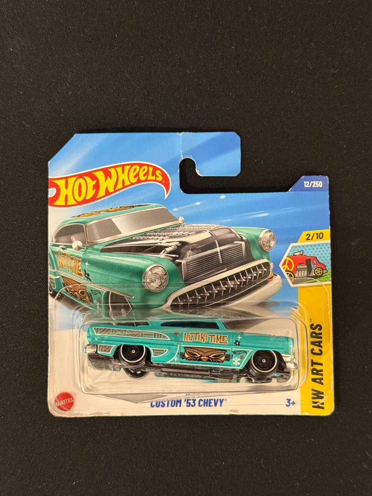 HOTWHEELS- IMPORTED SHORT CARD- CUSTOM '53 CHEVY