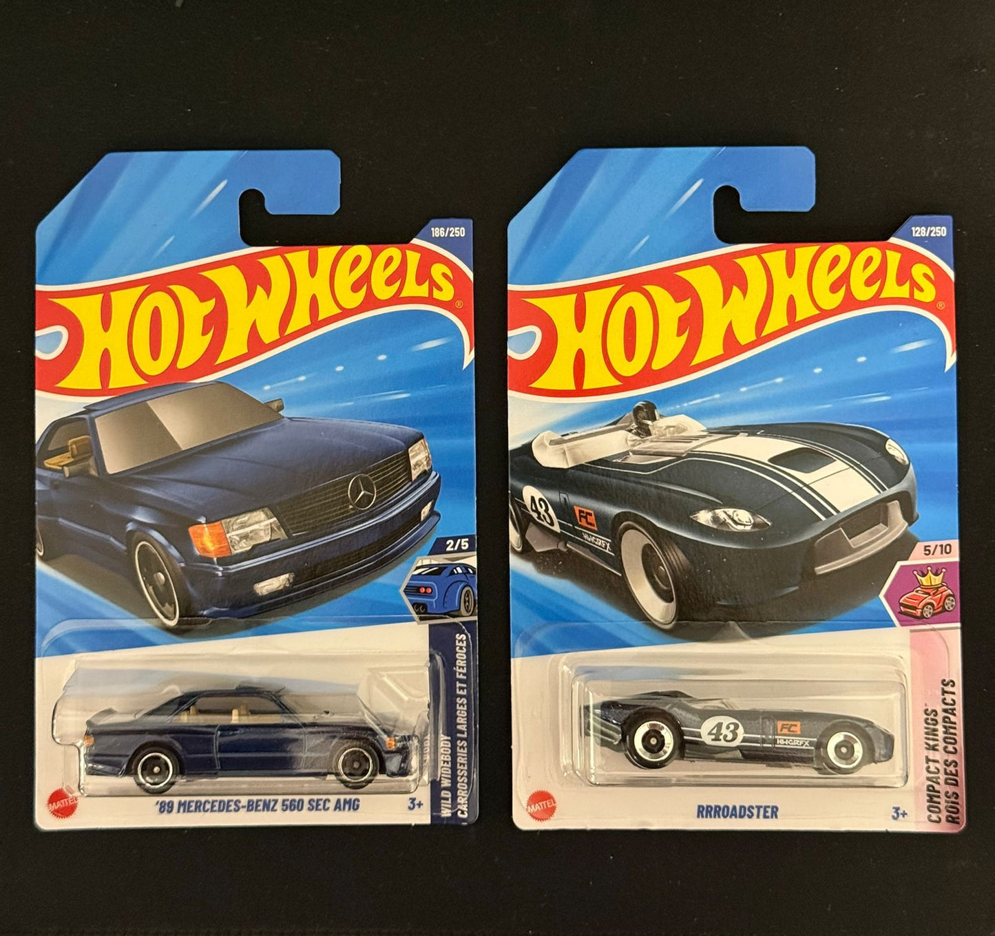HOTWHEELS- '89 MERCEDES-BENZ 560 SEC AMG, RRROADSTER