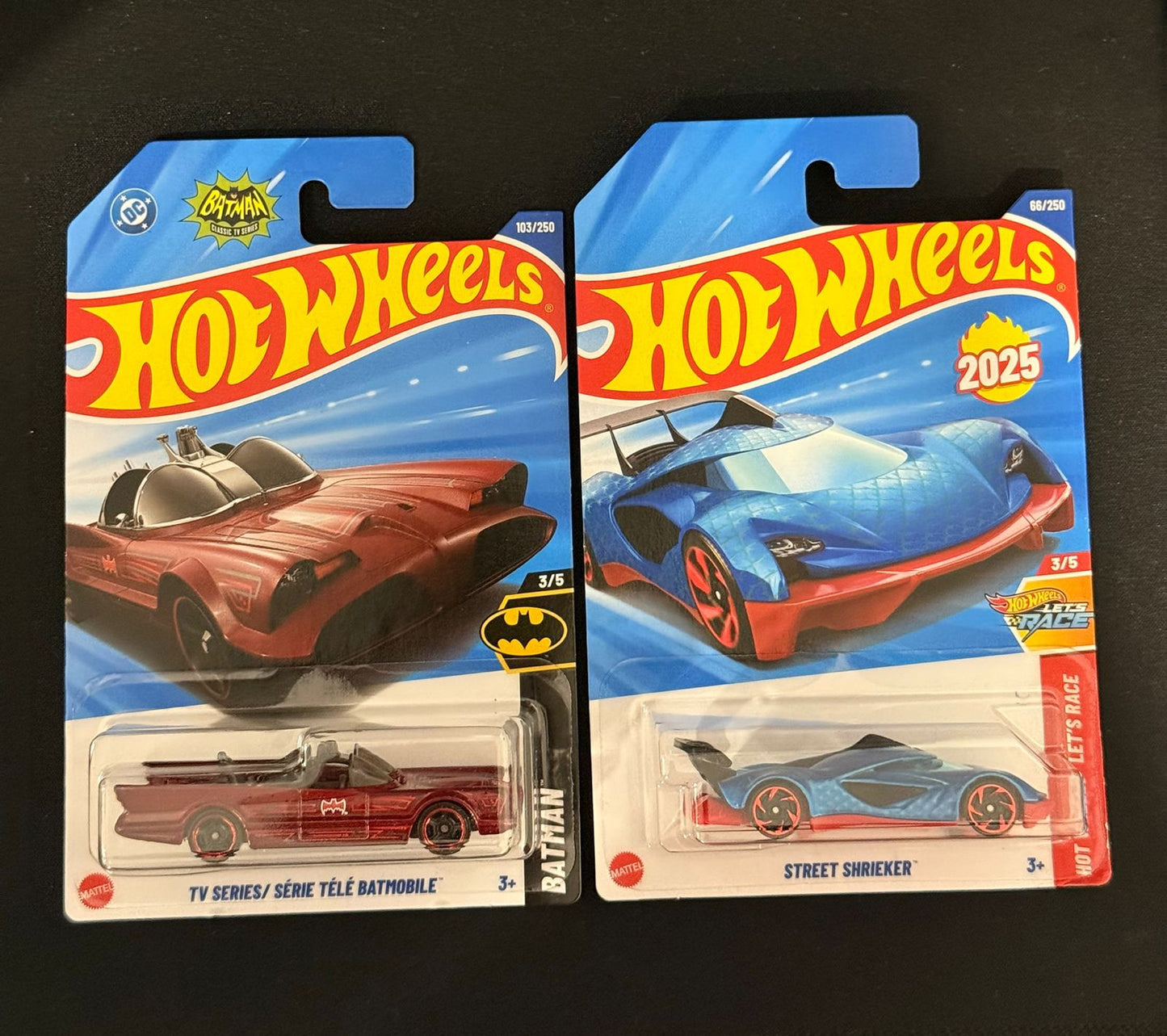 HOTWHEELS- BATMOBILE, STREET SHREIKER