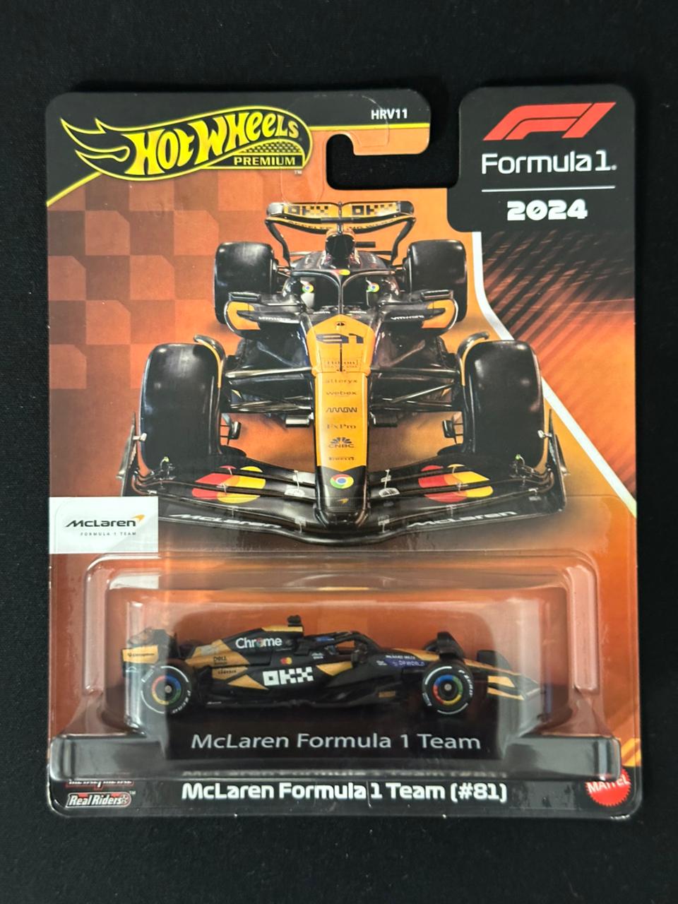 HOTWHEELS PREMIUM- F1- McLAREN FORMULA 1 TEAM [#81]