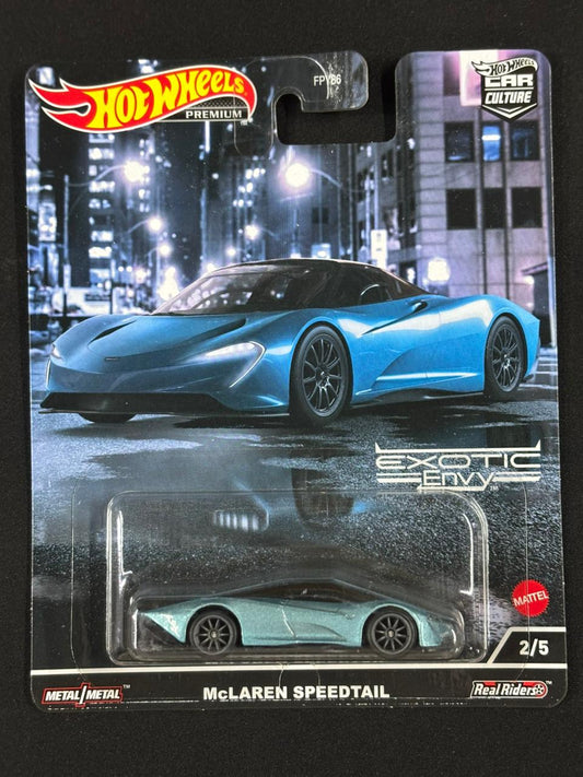 HOTWHEELS PREMIUM- EXOTIC ENVY- McLAREN SPEEDTAIL (Imported)