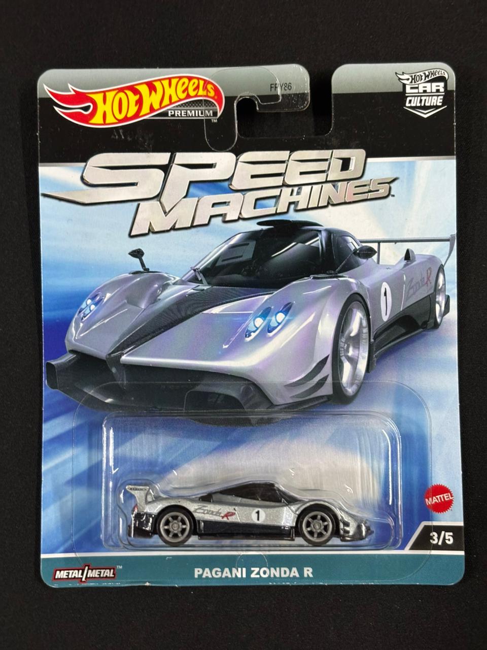 HOTWHEELS PREMUIM- SPEED MACHINES- PAGANI ZONDA R (Imported)