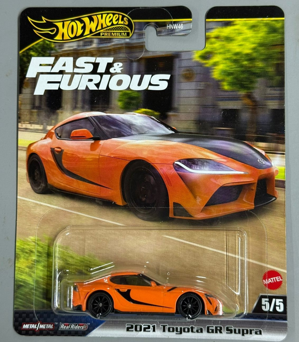 HOTWHEELS PREMIUM- FAST & FURIOUS- 2021 TOYOTA GR SUPRA (Imported)
