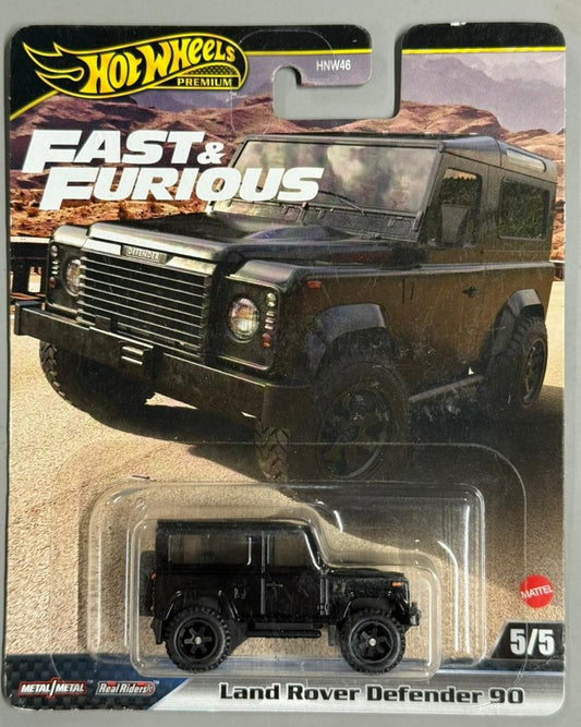 HOTWHEELS PREMIUM- FAST & FURIOUS- LAND ROVER DEFENDER 90 (Imported)