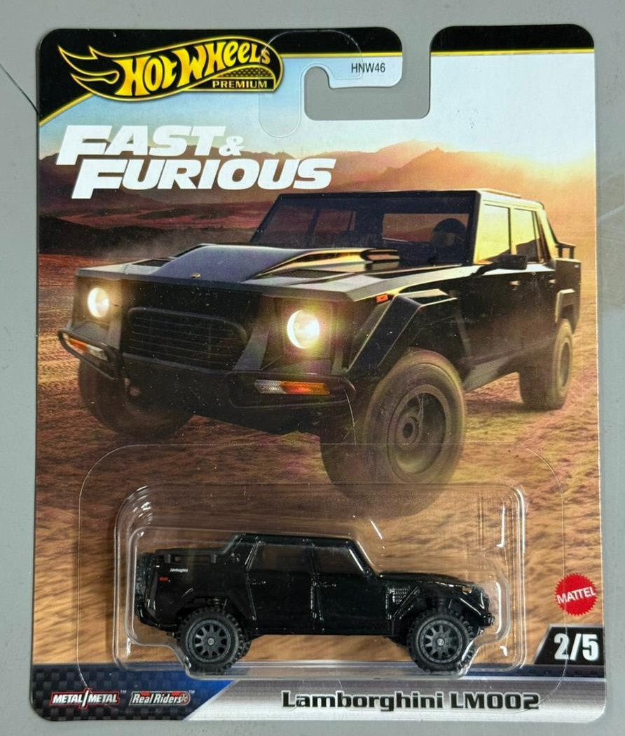 HOTWHEELS PREMIUM- FAST & FURIOUS- LAMBORGHINI LM002 (Imported)