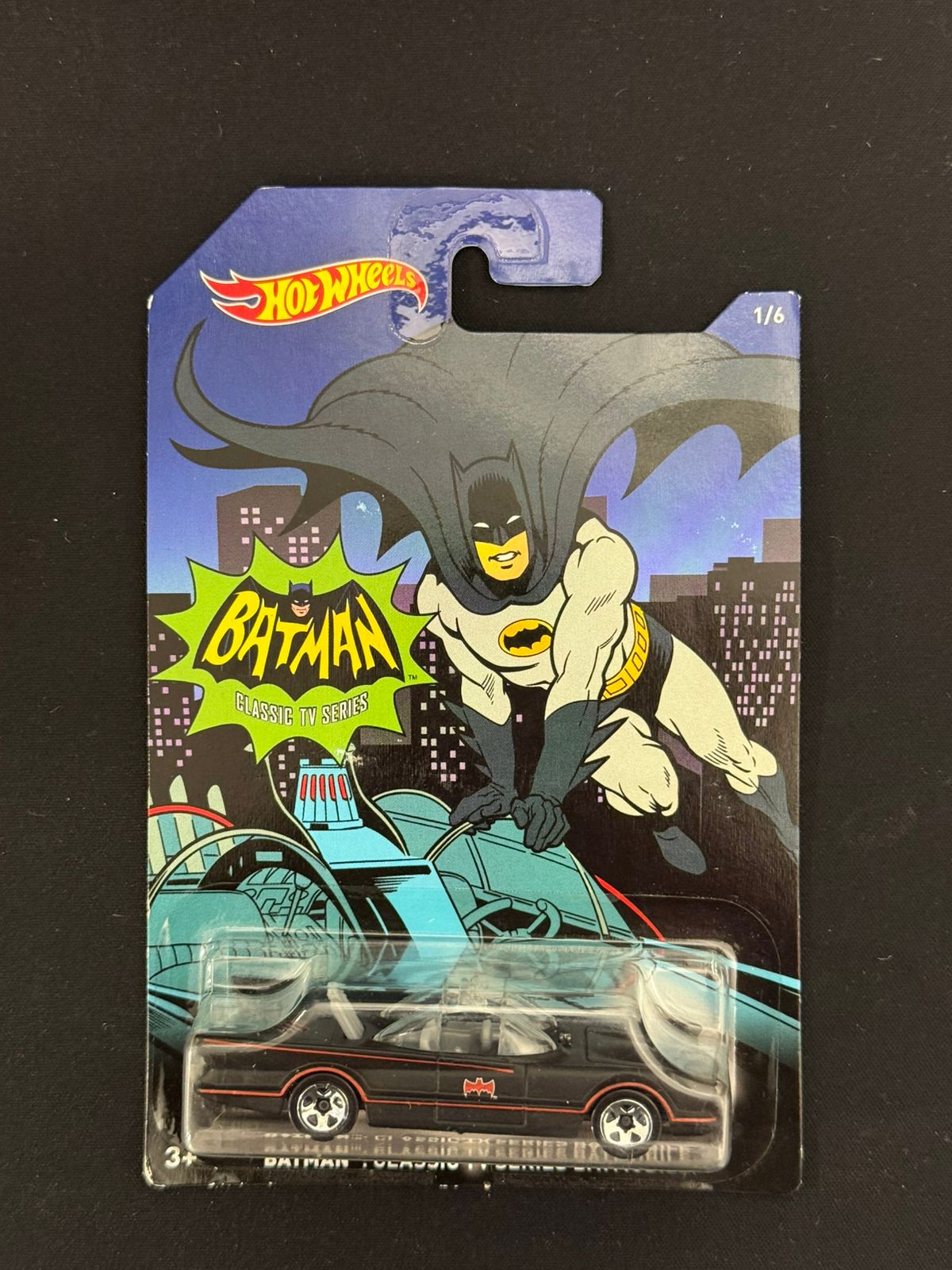 HOTWHEELS- BATMAN- CLASSIC TV SERIES BATMOBILE (Imported)
