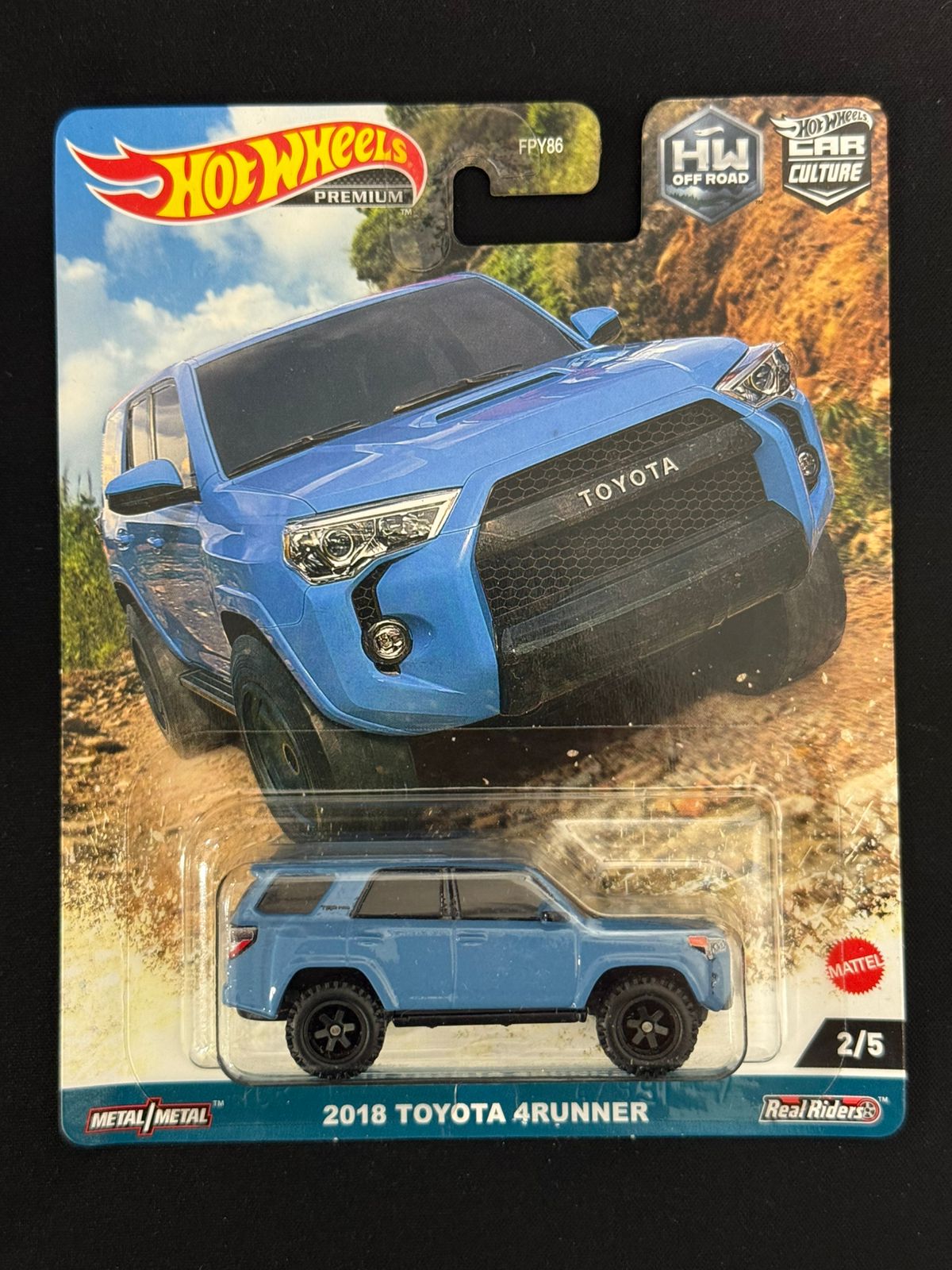 HOTWHEELS PREMIUM- HW OFF ROAD- 2018 TOYOTA 4RUNNER (Imported)