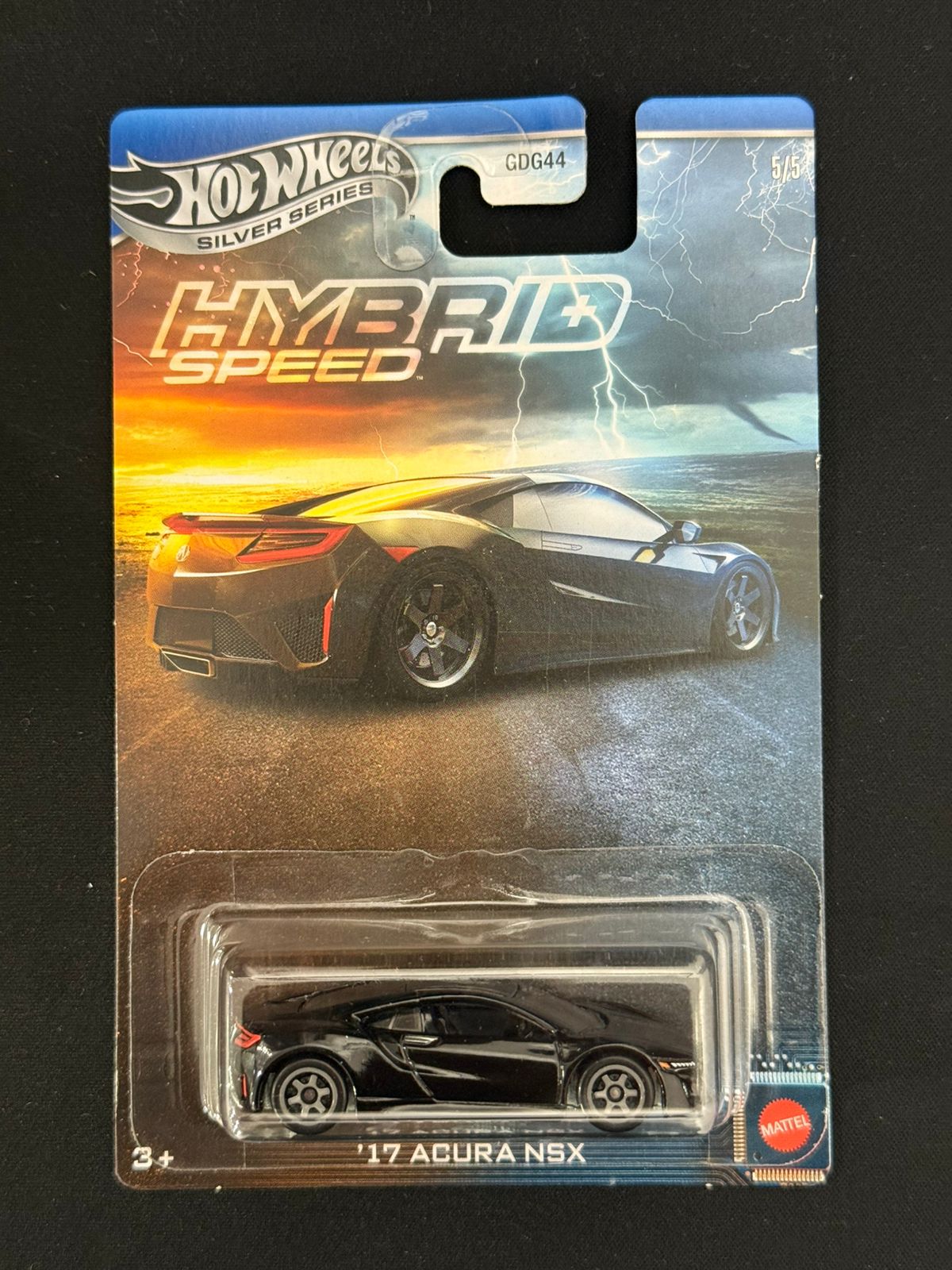HOTWHEELS SILVER SERIES- HYBRID SPEED- '17 ACURA NSX