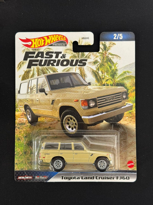 HOTWHEELS PREMIUM- FAST & FURIOUS- TOYOTA LAND CRUISER FJ60 (Imported)