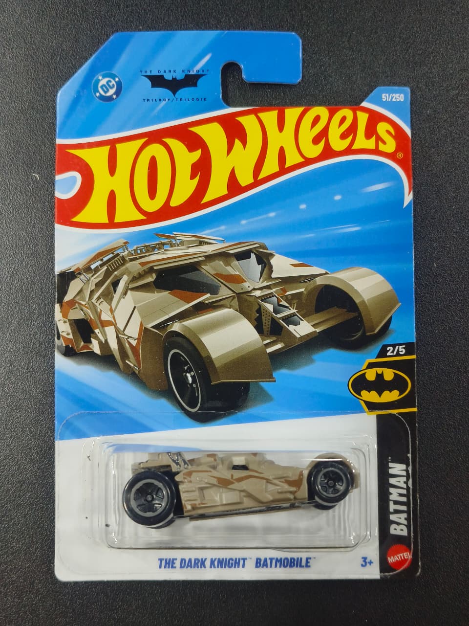 HOTWHEELS- THE DARK KNIGHT BATMOBILE (Imported)