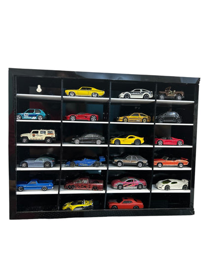 24 Compartments Hotwheels Organizer with cover 1/64