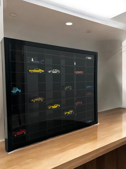 60 Compartments Hotwheels organizer Black