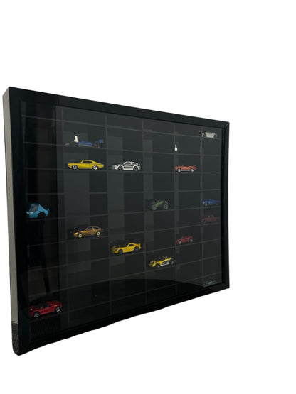 60 Compartments Hotwheels organizer Black