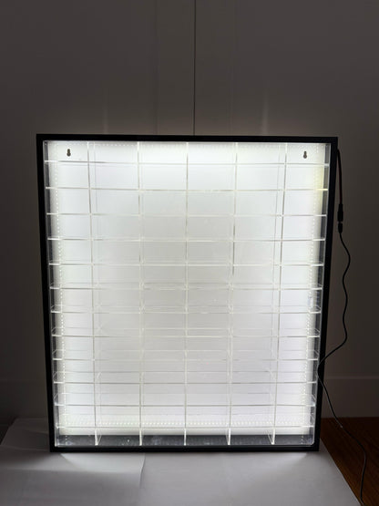 78 compartments Hotwheels organizer with Led Lights 1/64