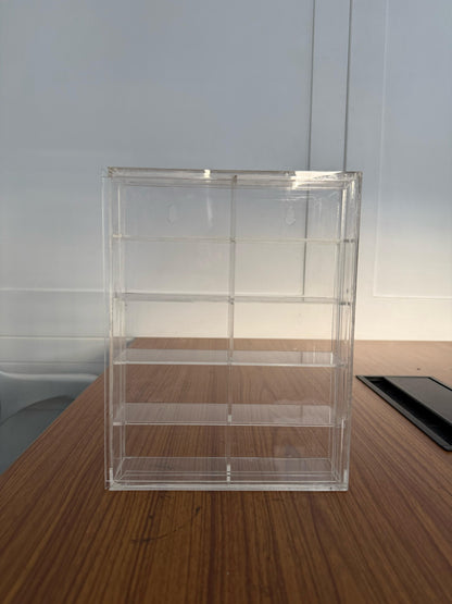 10 compartments Hotwheels organizer Transparent with sliding cover 1/64