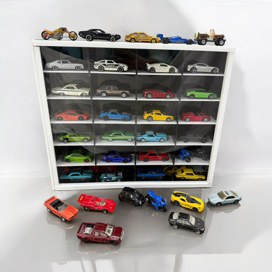 24 Compartments Hotwheels Organizer with cover 1/64